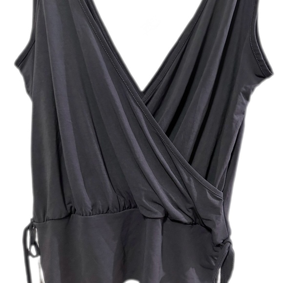 Born To Be/ Wrap Front Blouse/Color Grey
Size Large - Picture 4 of 8